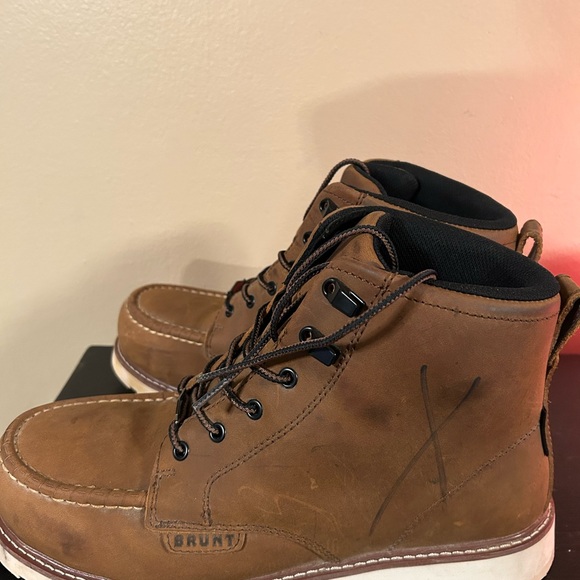 Brunt Marin - Waterproof Comp Toe Wedge Work Boot - Slip Size 10.5 - Picture 2 of 8